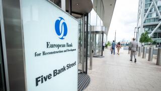 London- June 2023: European Bank for Reconstruction and Development in Canary Wharf