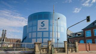 Solvay Chemicals, Koethensche Strasse, Bernburg, Salzlandkreis, Saxony-Anhalt, Germany