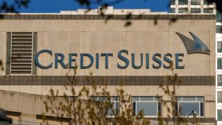 Credit Suisse offices at Canary Wharf, London England United Kingdom UK