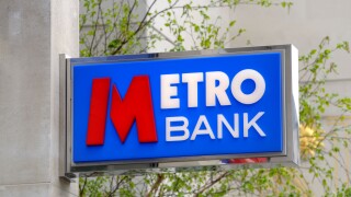London, England, UK. Metro Bank near St Paul's Cathedral
