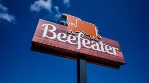 Beefeater Restaurant Whitley Bay North Tyneside. Beefeater is a chain of around140 pub restaurants in the United Kingdom. Owned by Whitbread.
