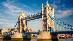 Tower bridge in London