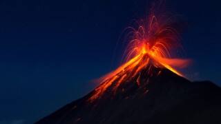 Fuego Volcano eruption, view from volcano Acatenango, Guatemala, Central America, turmoil, volatility, LatAm, 575