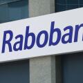 Rabobank company logo, Dutch multinational banking and financial services company head quartered in Utrecht Netherlands.