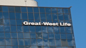 Great West life headquarters is seen in Winnipeg