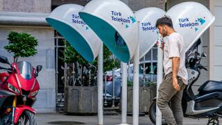 Turk Telecom phone boothes, Fatih, Istanbul, Turkey