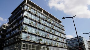 New building BPCE bank, Avenue de France,Left bank,new quarter,Paris,France