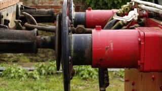 Train carriage buffers. Image shot 2008. Exact date unknown.