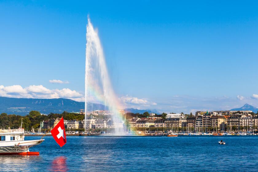 Geneva fountain from Alamy 2 March