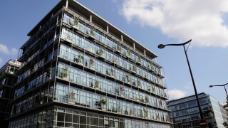 New building BPCE bank, Avenue de France,Left bank,new quarter,Paris,France