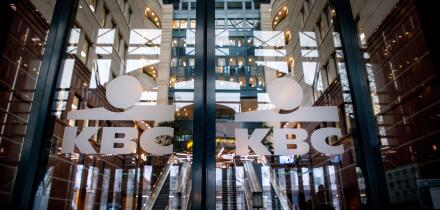 Brussels, Belgium. 13th Feb, 2025. This picture shows the headquarters of the KBC Group financial institute in Brussels on Thursday 13 February 2025. BELGA PHOTO HATIM KAGHAT Credit: Belga News Agency/Alamy Live News