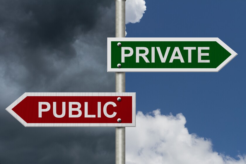 Private versus Public