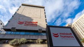 Exterior view of the headquarters building of Malakoff Humanis, a French non-profit social protection mutualist group