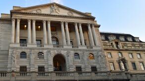 Bank of England building in London