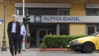 ALPHA BANK branch in the Panepistimiou street