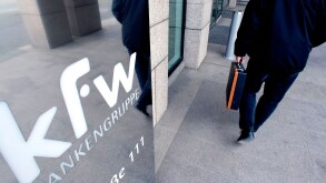 Headquarters of the Kreditanstalt fuer Wiederaufbau, KfW, development banking group, Frankfurt am Main, Hesse, Germany, Europe