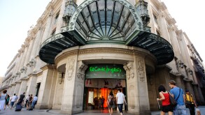 El Corte Ingles department store on Avinguda Portal de l'Angel. Barcelona. Spain