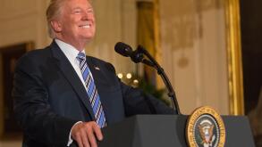 President Donald Trump speaks at the White House Made in America Showcase, July 17, 2017 (BSLOC_2017_19_10)