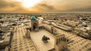 Panorama of Bukhara, Uzbekistan. Image shot 09/2015. Exact date unknown.