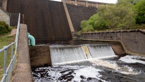 Avon Dam reservoir, South West Water, Dartmoor