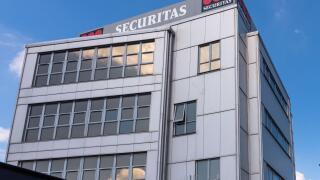 Securitas office building beside the Birmingham and Fazeley Canal in Nechells, Birmingham