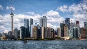 Toronto City Skyline, Toronto, Ontario, Canada