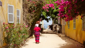 Rue Bouffles, Ile de Goree, Senegal, Africa