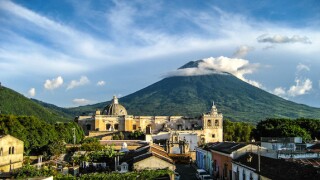 Guatemala, Antigua, calm, volcano, LatAm, 575, Central America