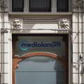 TURIN - CIRCA AUGUST 2021: Mediolanum Banca shopfront