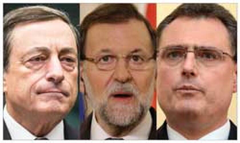 Draghi, Rajoy, Jordan