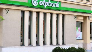 KESZTHELY, HUNGARY - AUGUST 11, 2012: OTP Bank branch in Keszthely, Hungary. OTP is the biggest commercial Hungarian bank.