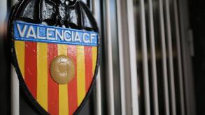 Valencia CF Football Club Logo In Valencia, Spain