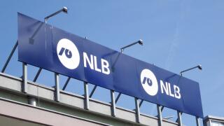 LJUBLJANA, SLOVENIA - MARCH 22 2019: NLB bank nova ljubljanska banka is one of the biggest slovenian bank