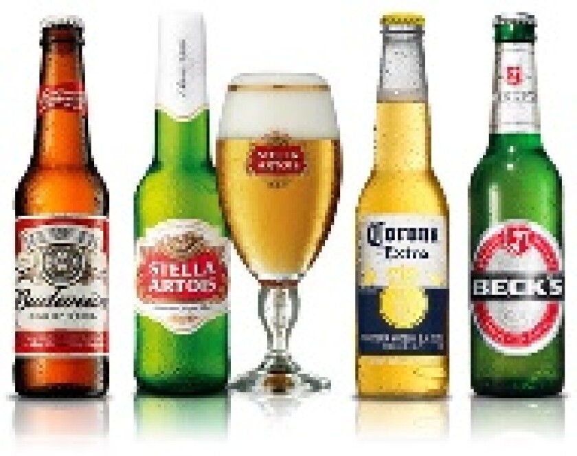 Anheuser-Busch InBev beer brands for new website