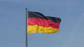 german flag waving