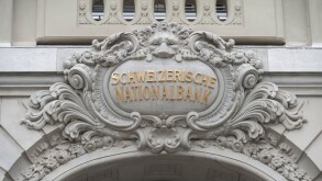 Facade of the Swiss National Bank (SNB) in Berne, Switzerland's capital.