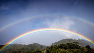 Rainbow over Monserrate