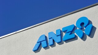 Logo of the ANZ Bank, New Zealand