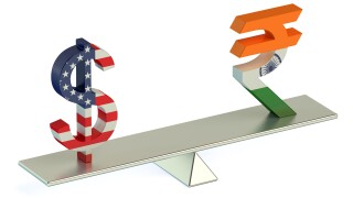 Dollar or Indian Rupee, USD/INR currency pair concept-adobe-2022