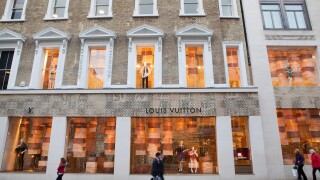Louis Vuitton shop in New Bond street, London,