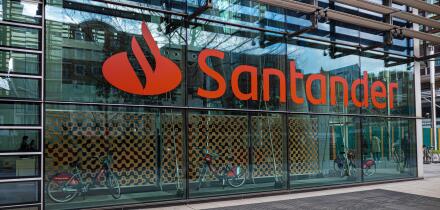 Santander Bank London - Offices of Santander Bank Santander House on Triton Square in Central London