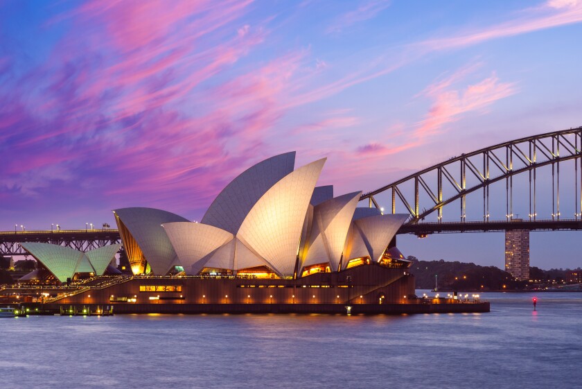 January 5, 2019: sydney opera house, a multi venue performing ar