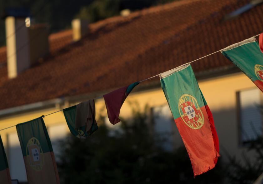 Flag, Portugal flag, Arouca, Portugal, Europe