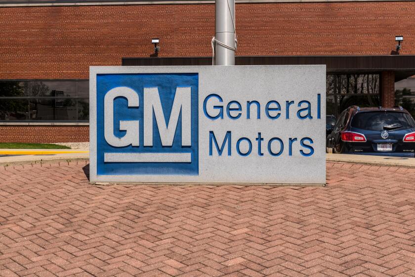 Marion - Circa April 2017: General Motors Logo and Signage at the Metal Fabricating Division. GM opened this plant in 1956 III