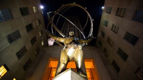Atlas Statue at Rockefeller Center in New York City