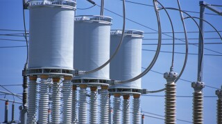 "Power station, electricity distribution, California". Image shot 2006. Exact date unknown.