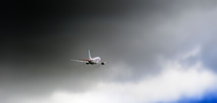 flying into a stormy sky england uk