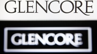 Ukraine. 6th Aug, 2021. In this photo illustration a Glencore plc (Glencore International AG) logo is seen on a smartphone and a pc screen. (Credit Image: © Pavlo Gonchar/SOPA Images via ZUMA Press Wire)