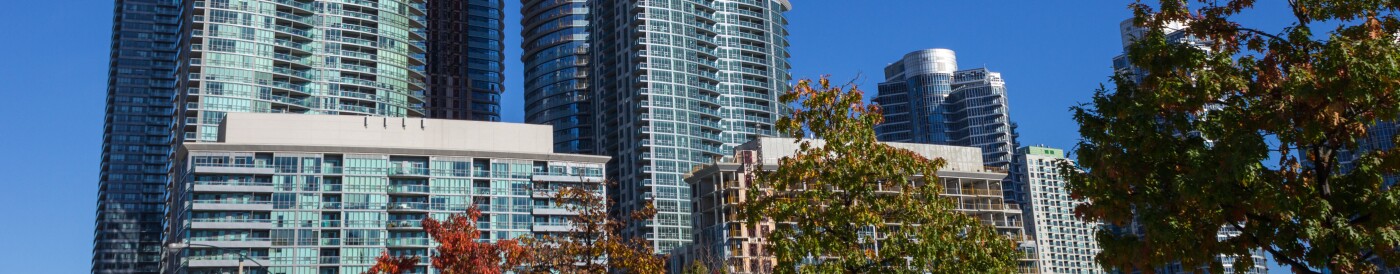 TORONTO, CANADA - 12TH OCTOBER 2013:Modern Condos in Canada