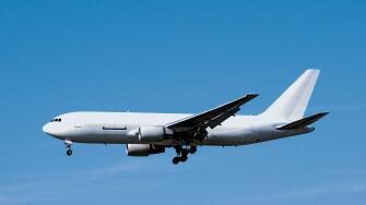 Blank White Airplane